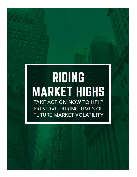 Market highs and market lows require different strategies, learn how to prepare for the low during a market high