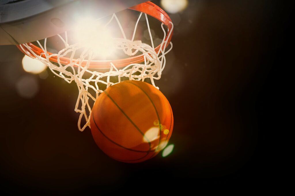 March Madness basketball, basketball net